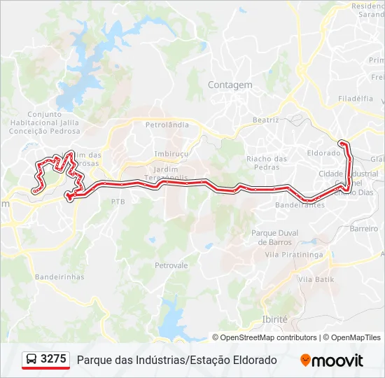 3275 Bus Line Map