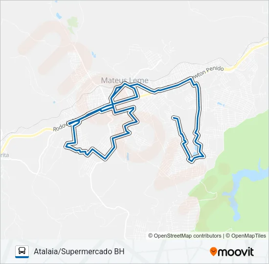 2100 Bus Line Map