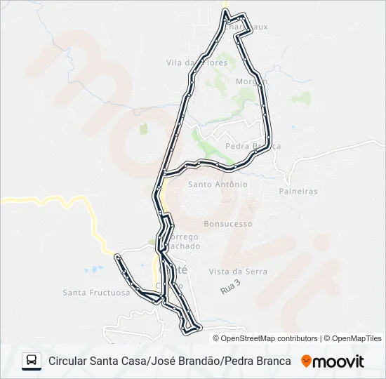 CIRCULAR A Bus Line Map