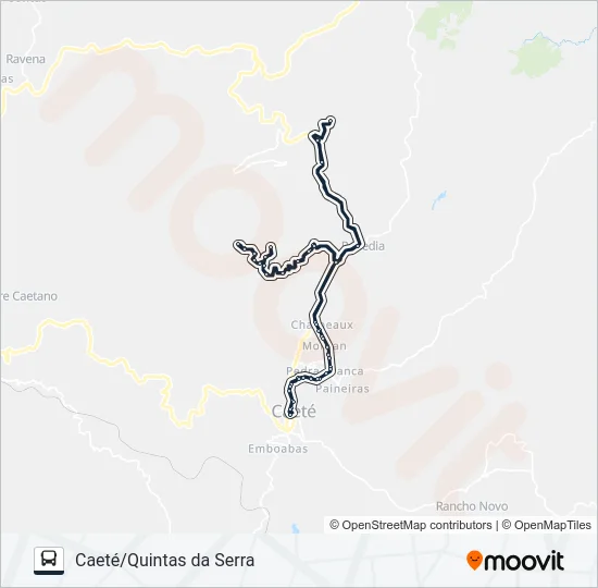 QUINTAS DA SERRA Bus Line Map