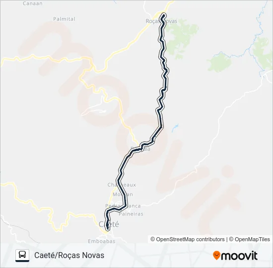 ROÇAS NOVAS Bus Line Map