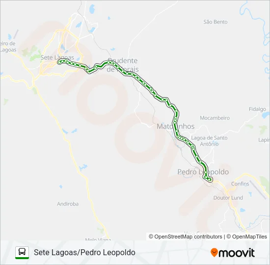 SETELAGOANO 3941 Bus Line Map