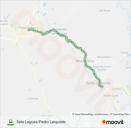SETELAGOANO 3941 Bus Line Map