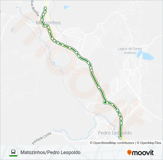 SETELAGOANO 3941A Bus Line Map