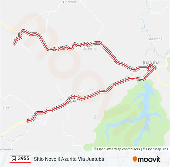 3955 Bus Line Map