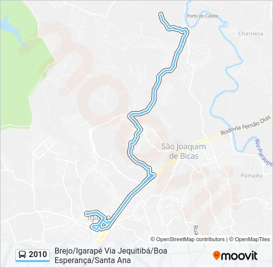 2010 Bus Line Map