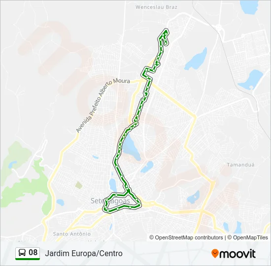 08 Bus Line Map