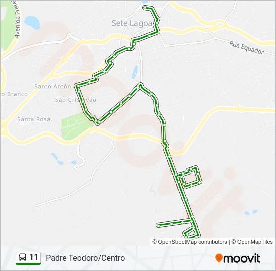 11 Bus Line Map