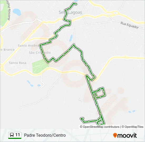 11 Bus Line Map