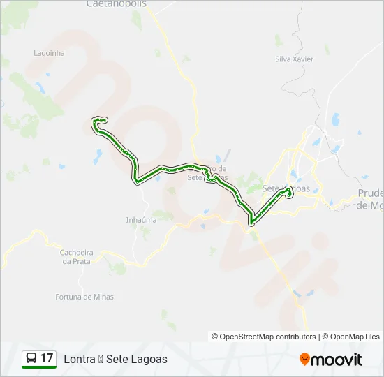 17 Bus Line Map