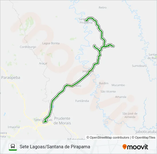 SETELAGOANO 3724.2 Bus Line Map