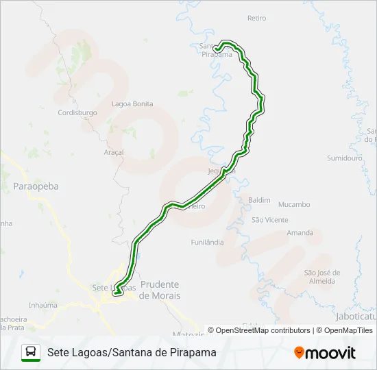 SETELAGOANO 3724.2 Bus Line Map
