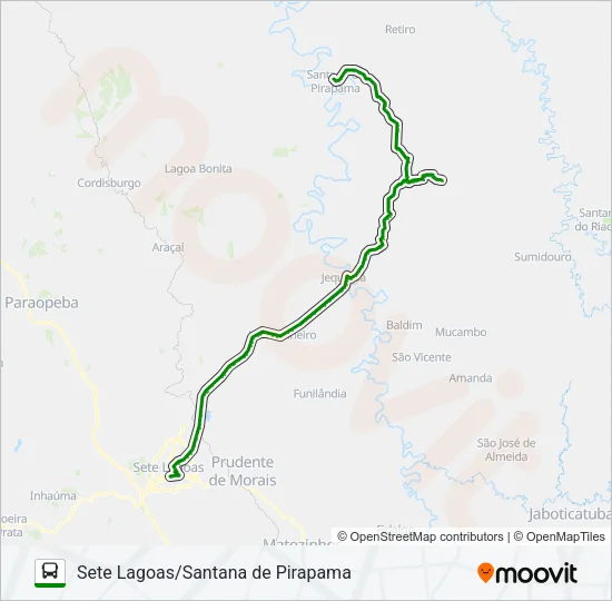 SETELAGOANO 3724.2 Bus Line Map