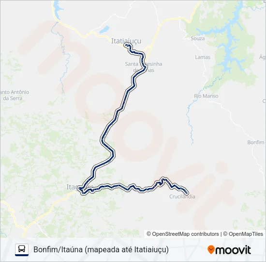 EXDIL 3732 Bus Line Map