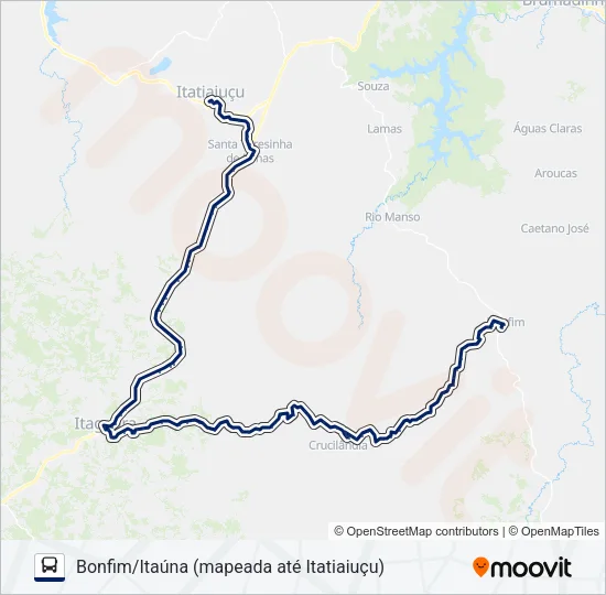 EXDIL 3732 Bus Line Map