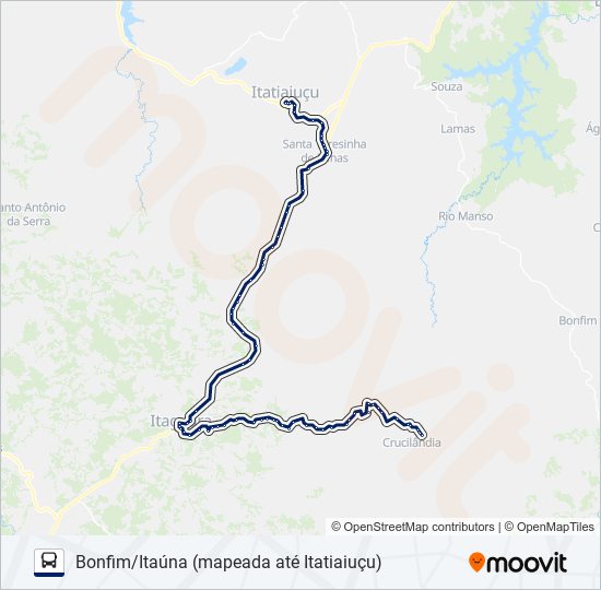 EXDIL 3732 bus Line Map