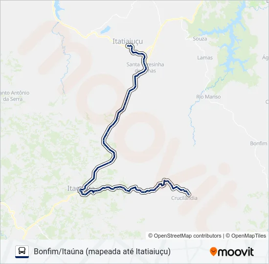 EXDIL 3732 Bus Line Map