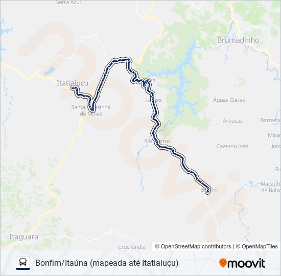 EXDIL 3732 bus Line Map