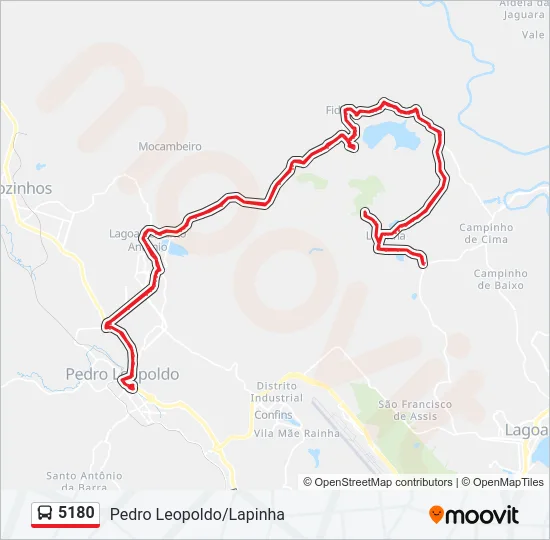5180 Bus Line Map