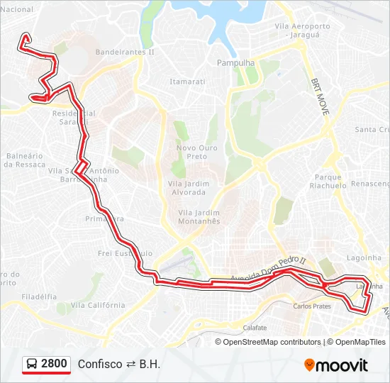 2800 Bus Line Map