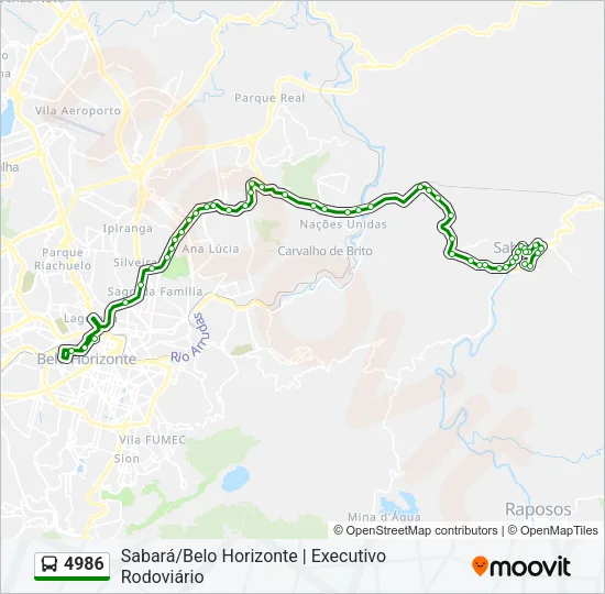 4986 Bus Line Map
