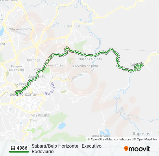 4986 Bus Line Map