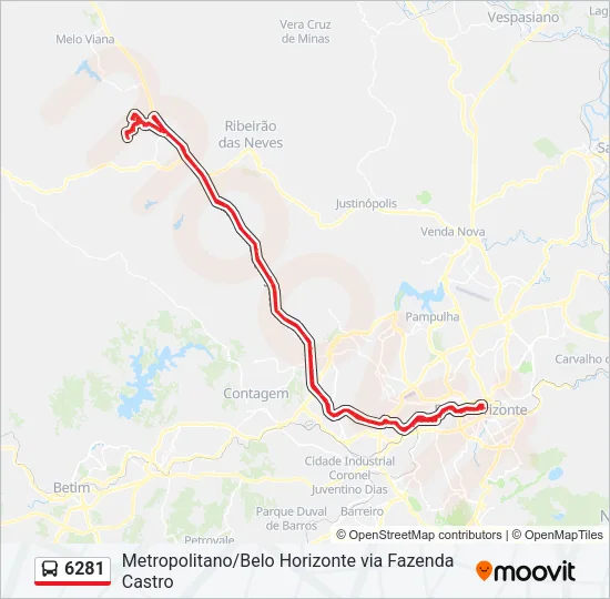 6281 Bus Line Map