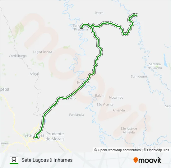 SETELAGOANO 3724 Bus Line Map