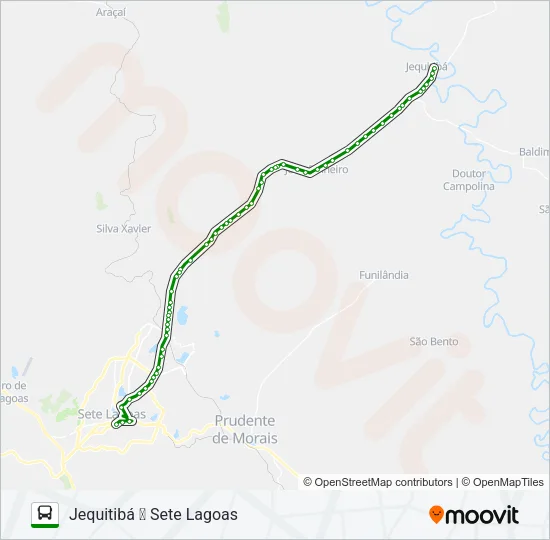 SETELAGOANO 3724.1 Bus Line Map