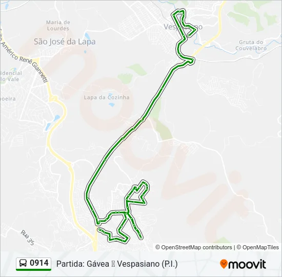 0914 Bus Line Map