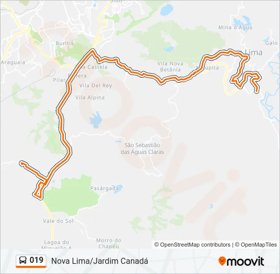 019 Bus Line Map