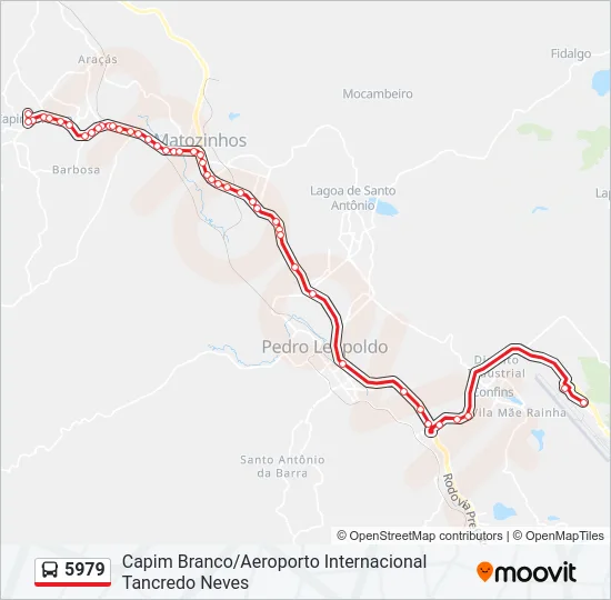 5979 Bus Line Map