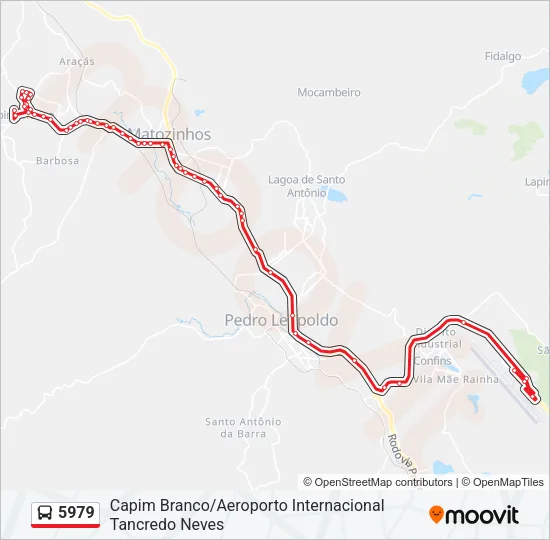 5979 Bus Line Map