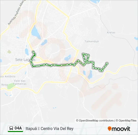 04A Bus Line Map