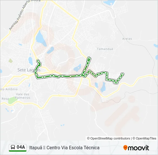 04A Bus Line Map