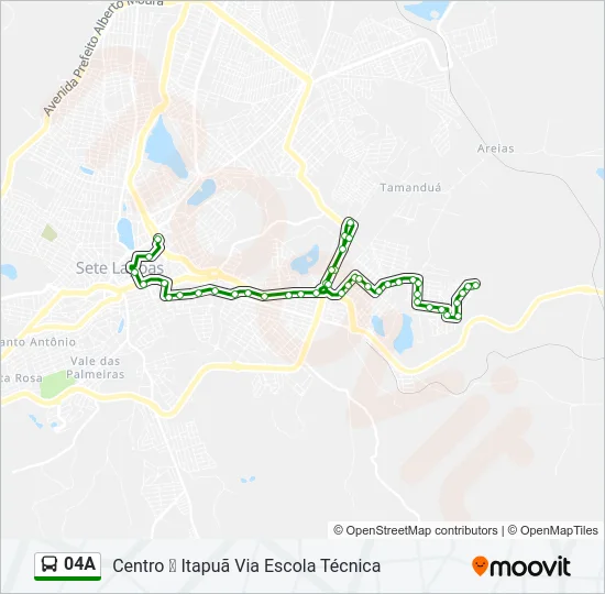 04A Bus Line Map