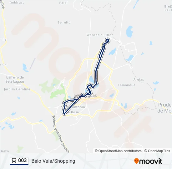 003 Bus Line Map