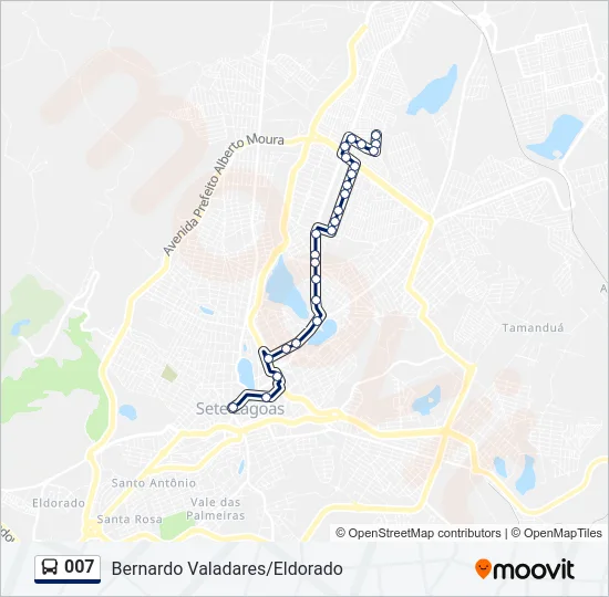 007 Bus Line Map