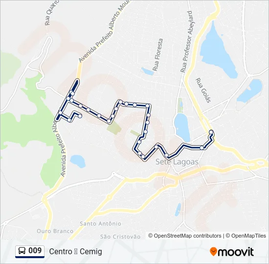 009 Bus Line Map