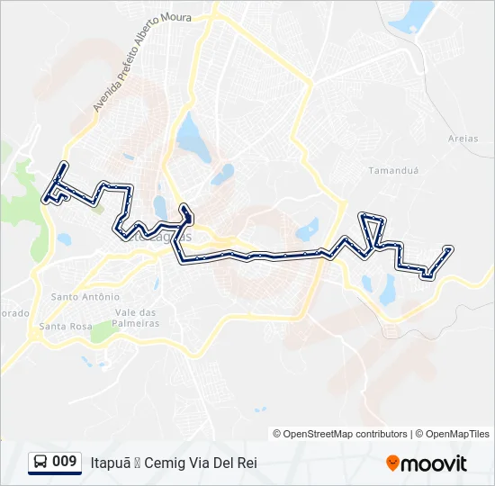009 Bus Line Map