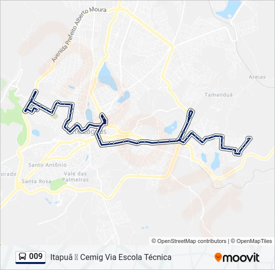 009 Bus Line Map