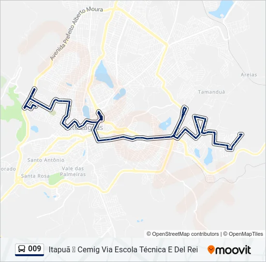 009 Bus Line Map