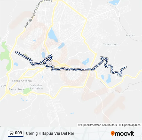 009 Bus Line Map