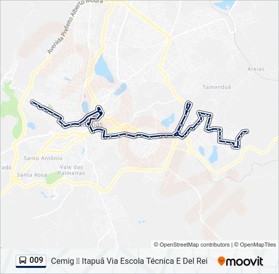 009 Bus Line Map