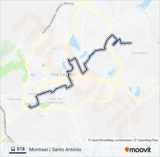018 Bus Line Map