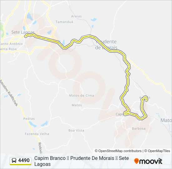 4490 Bus Line Map
