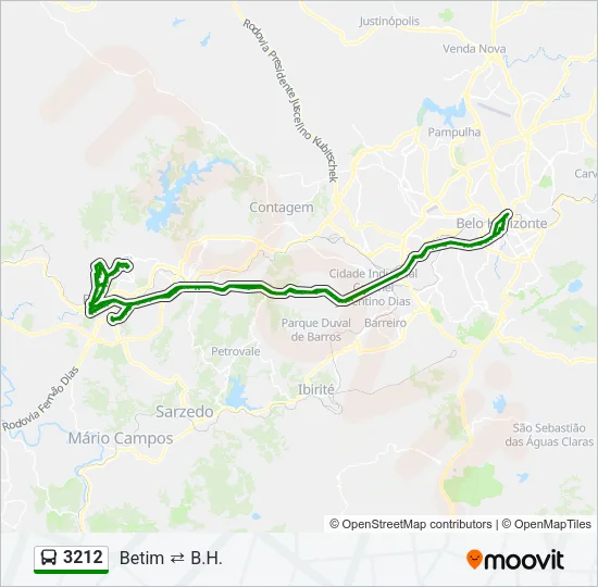 3212 Bus Line Map