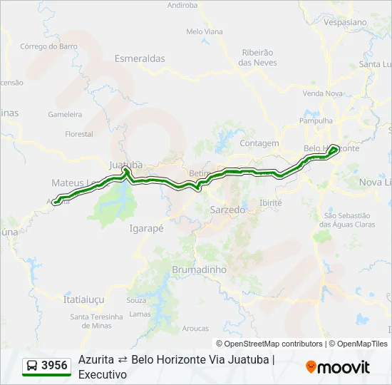 3956 Bus Line Map