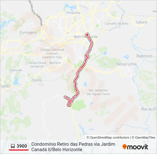 3900 Bus Line Map