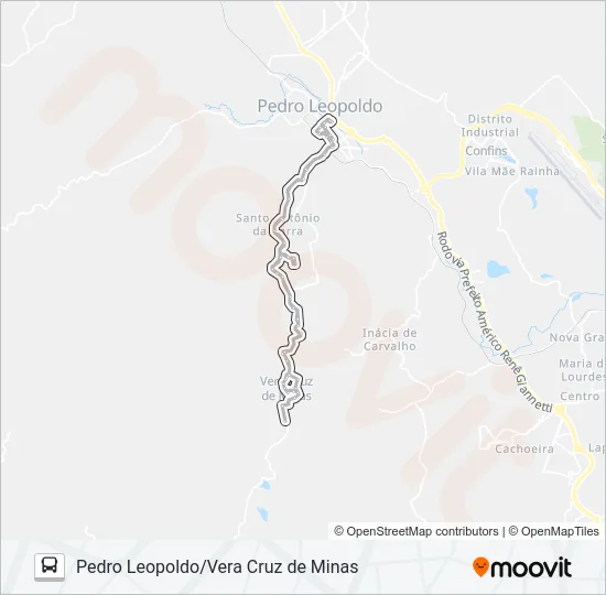 100 Bus Line Map